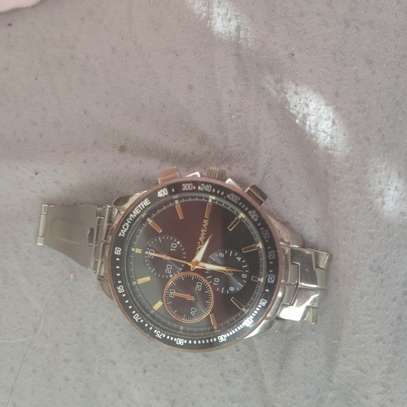 Rockawear Black and Silver Watch with Tachometer - Picture 1 of 3